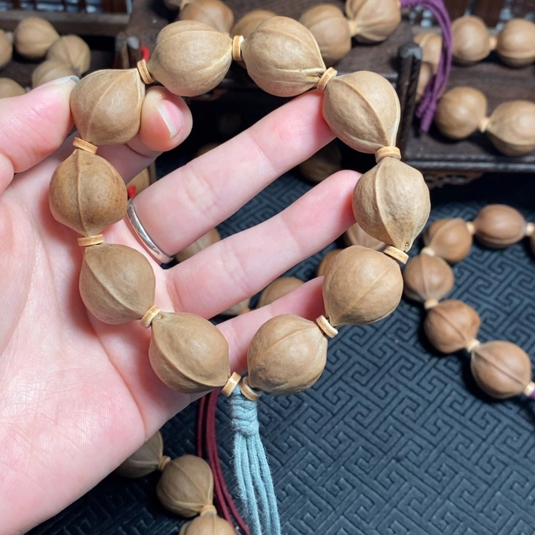 橄榄核手串/手链1823梅林铁三花橄榄核