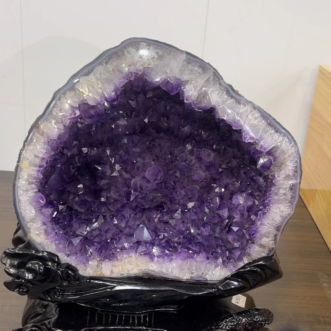未镶嵌紫晶摆件水晶
