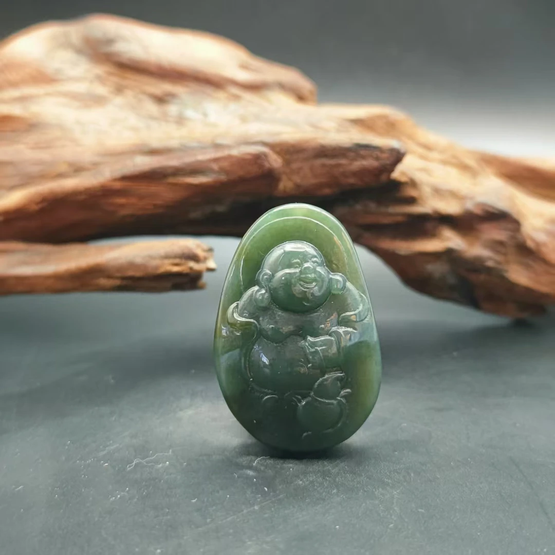 Z和田玉佛公吊坠0118