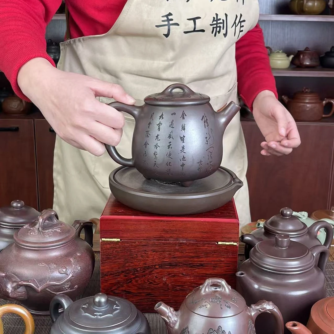 高温柴烧大石瓢高石瓢刻字（高）