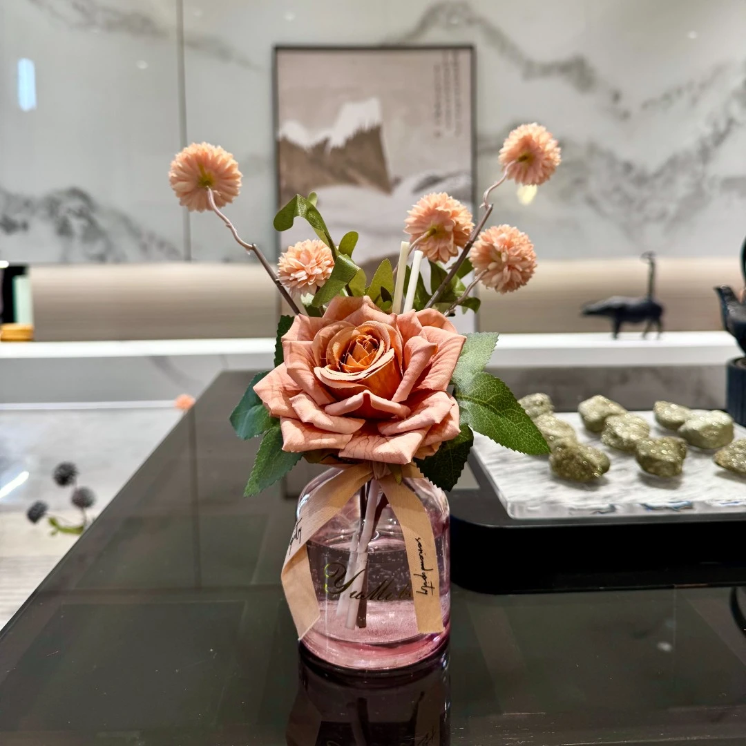 栀子花无火香薰家用卧室室内卫生间酒店持久留香高级香薰摆件香氛