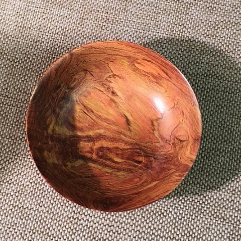 黄花梨/降香黄檀把件您*姓海南黄花梨油梨碗