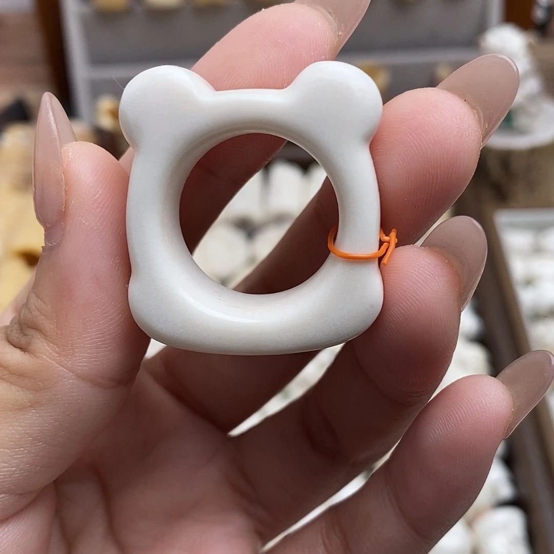 鹿骨把件?***?c2小熊指虎