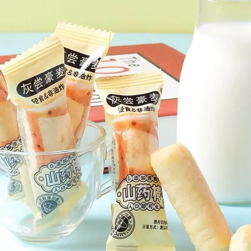 灰尝豪麦山药棒轻食非油炸山药脆无蔗糖米果棒饼干解馋小零食灰常