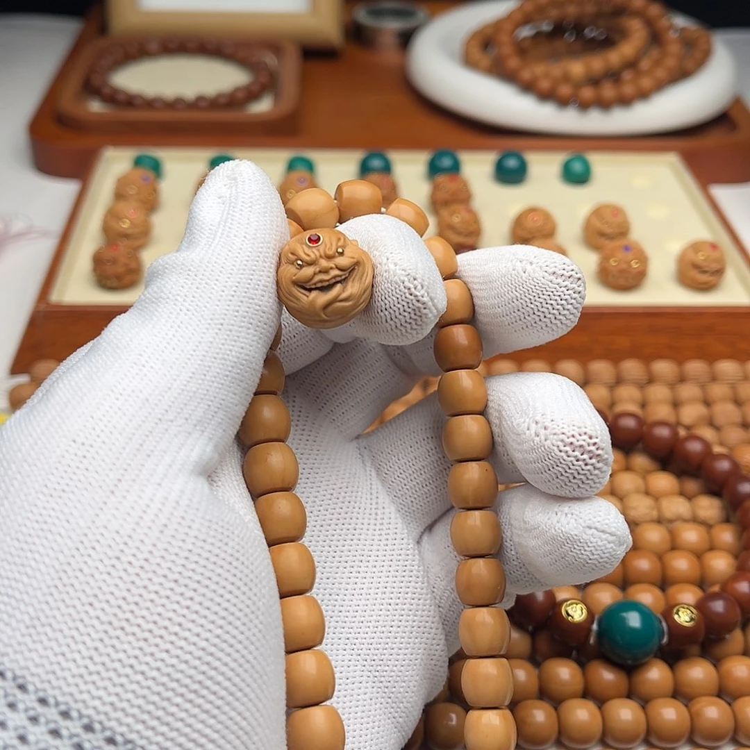 猴头核桃手串言***。直切9.0