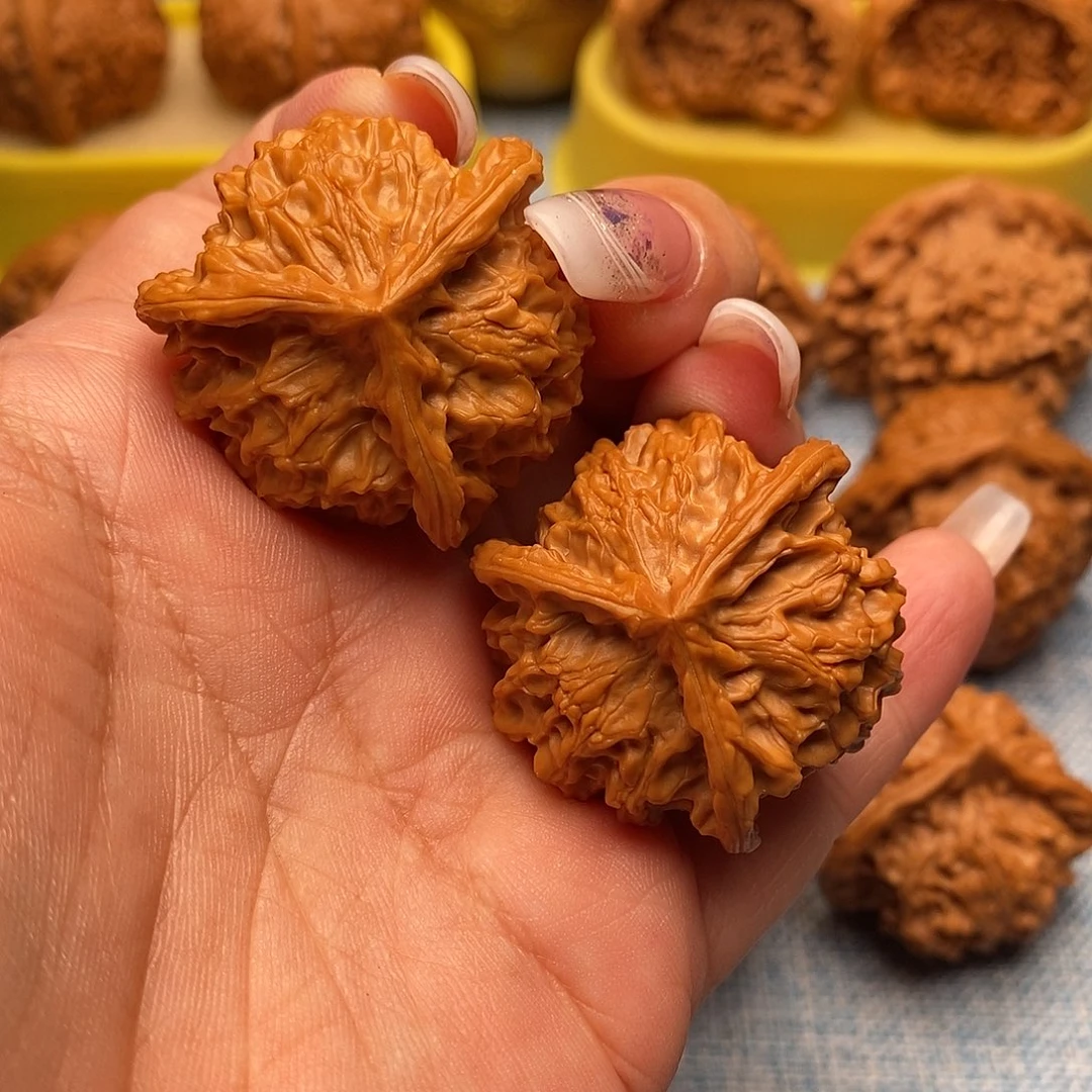 把件文玩核桃毕业三棱37尺全品