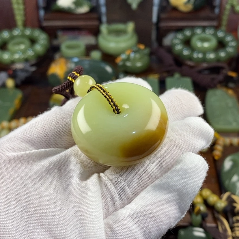 【闪购商品】岫岩老玉（透闪石质玉）颈饰未镶嵌用****9