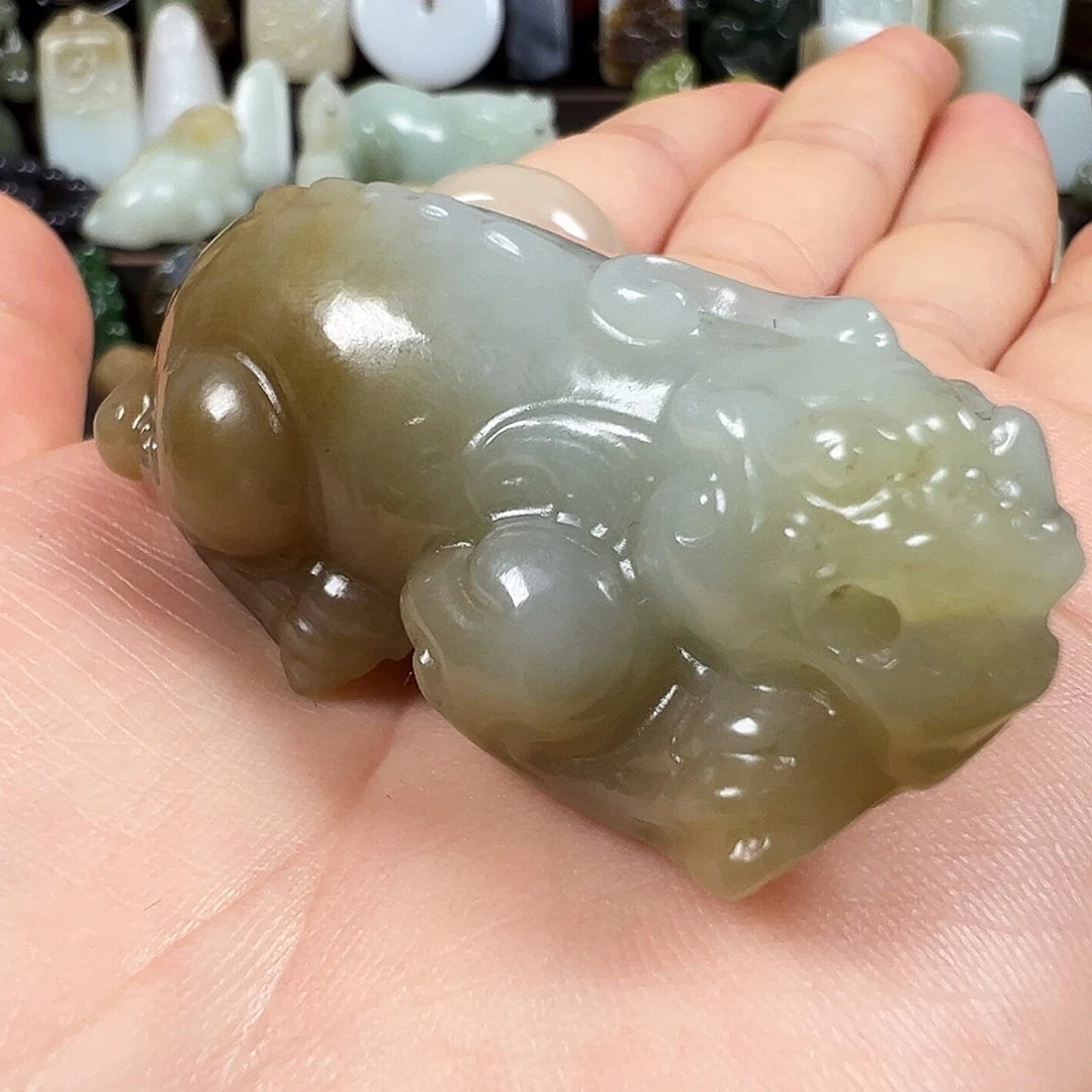 和田玉未镶嵌吊坠(不含链)