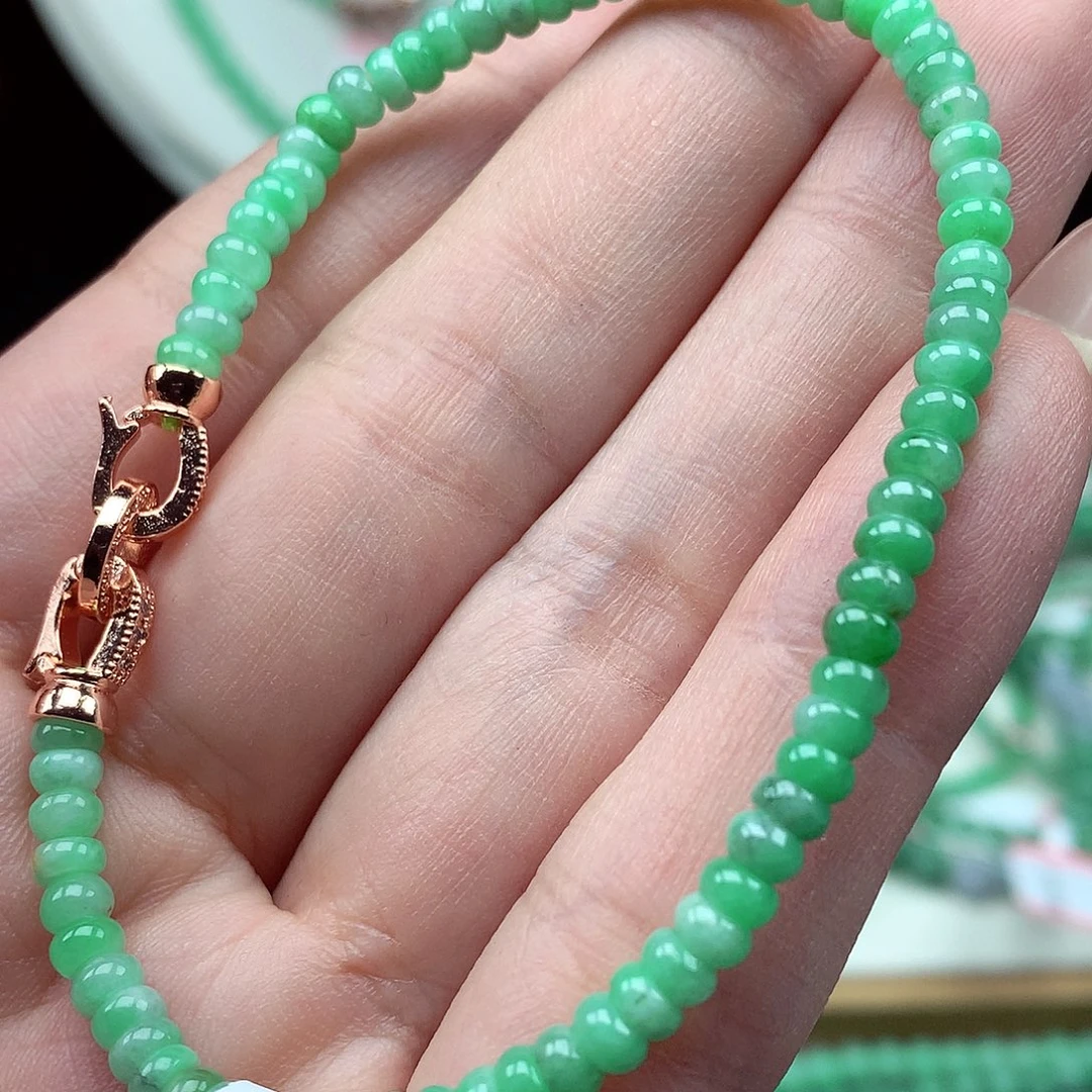 翡翠未镶嵌项链翡翠