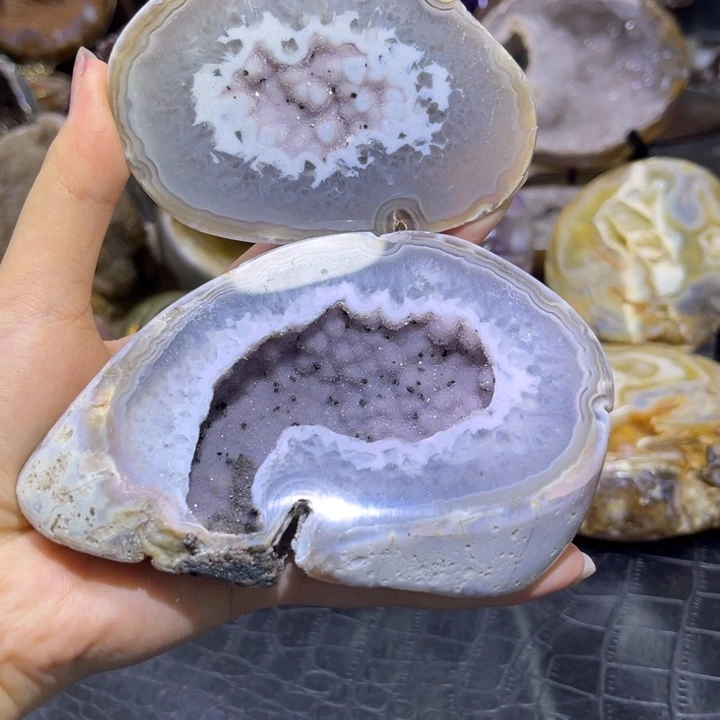 未镶嵌发饰水晶紫啵啵