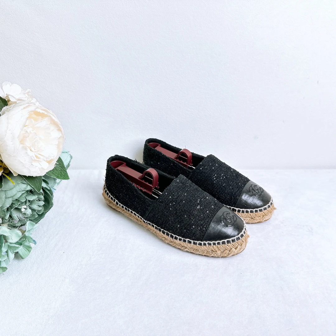 95新 Chanel/香奈儿 渔夫鞋/37码/Xsp32896