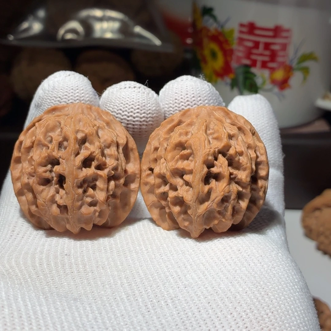 吊坠文玩核桃38苹果园