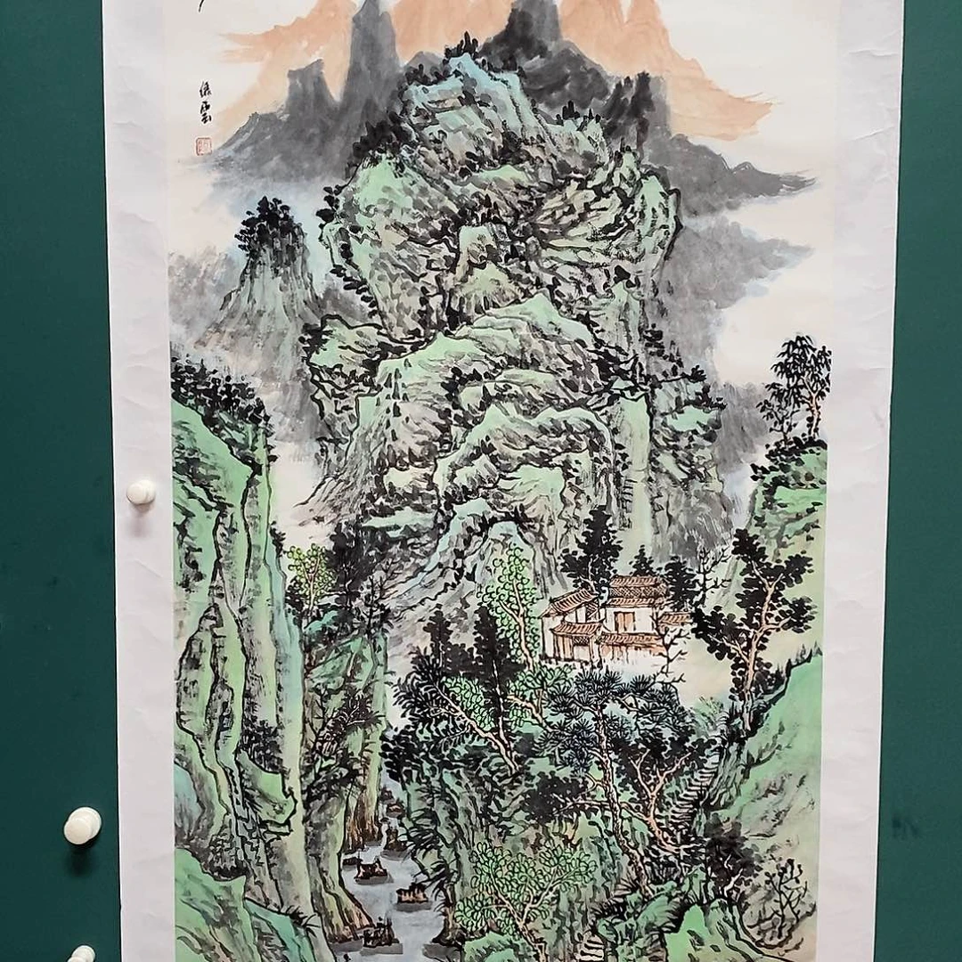 童***年国画顾绿云老师作品