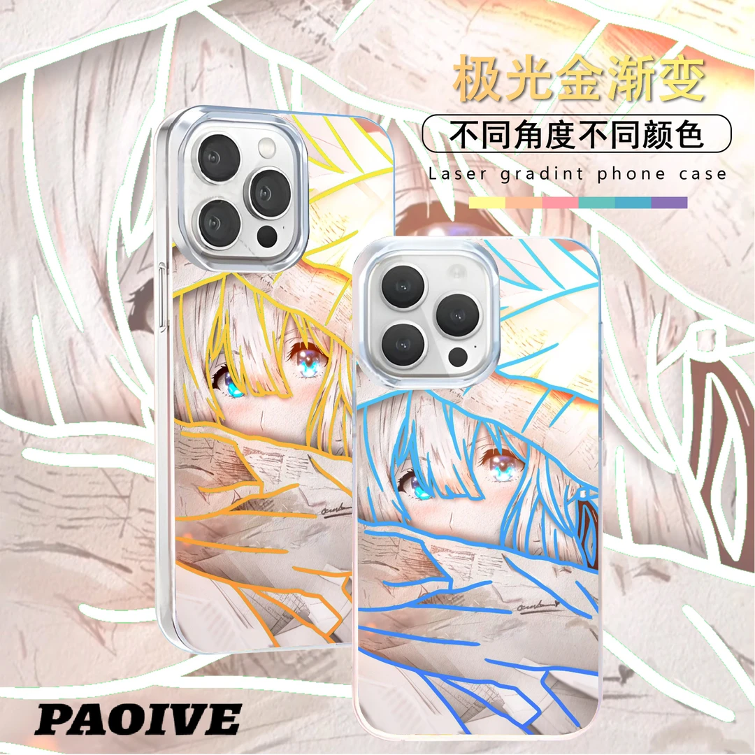 薇尔莉特适用苹果华为vivo一加iPhone小米红米极光手机壳