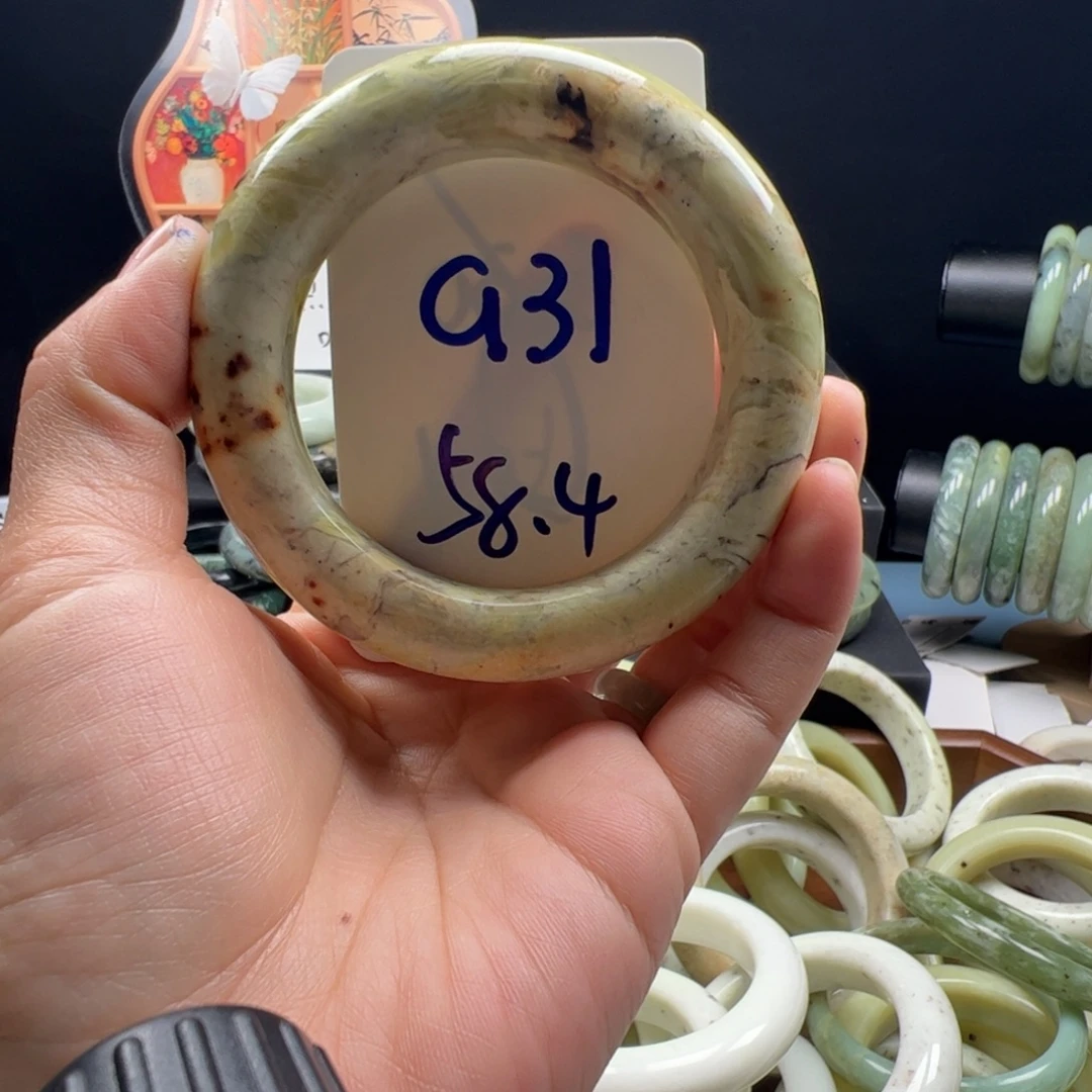 蛇纹石玉合金手镯