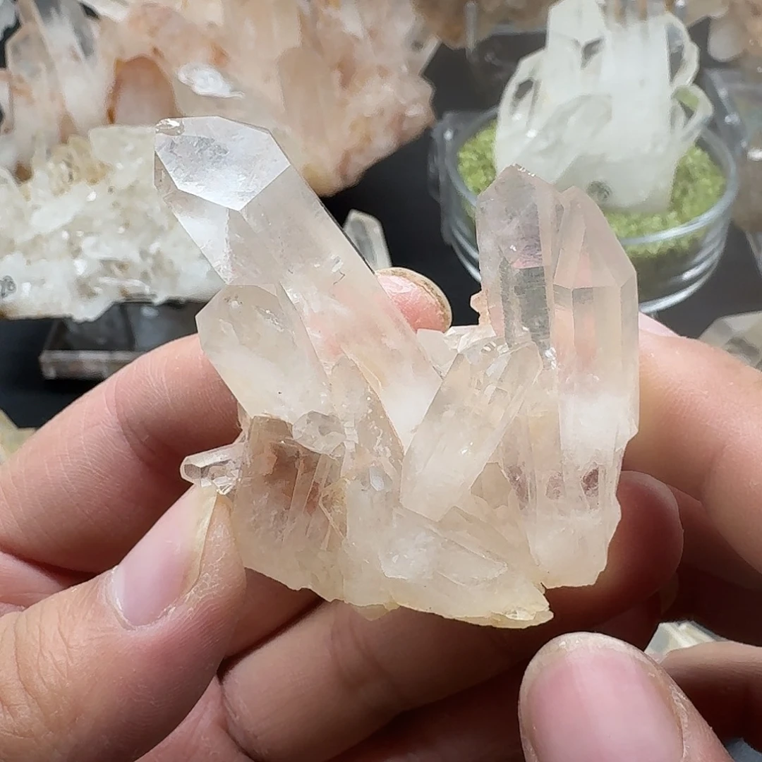 银S925镶嵌珠宝半成品水晶18
