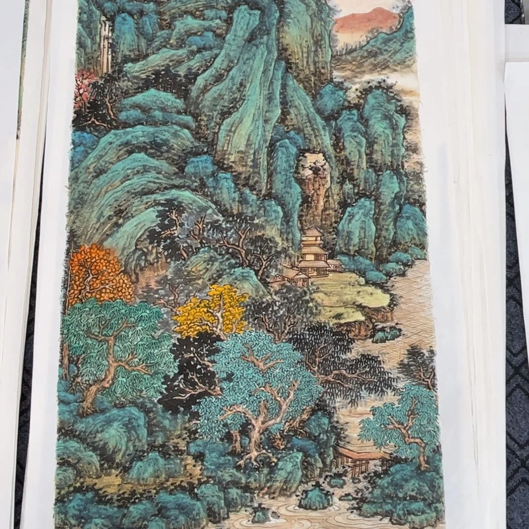 *****国画四尺山水作品m