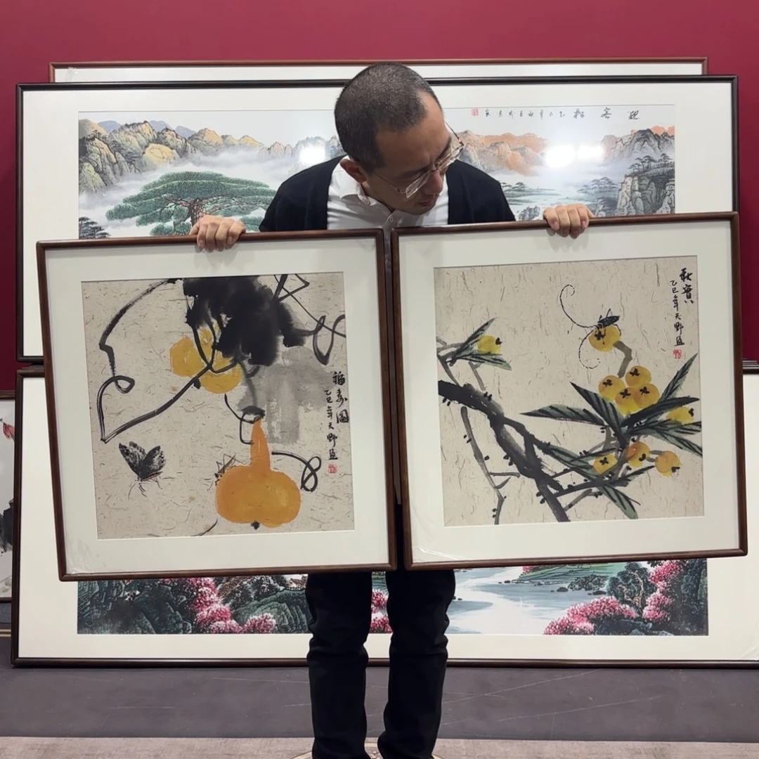 国画手绘作品60/60两副