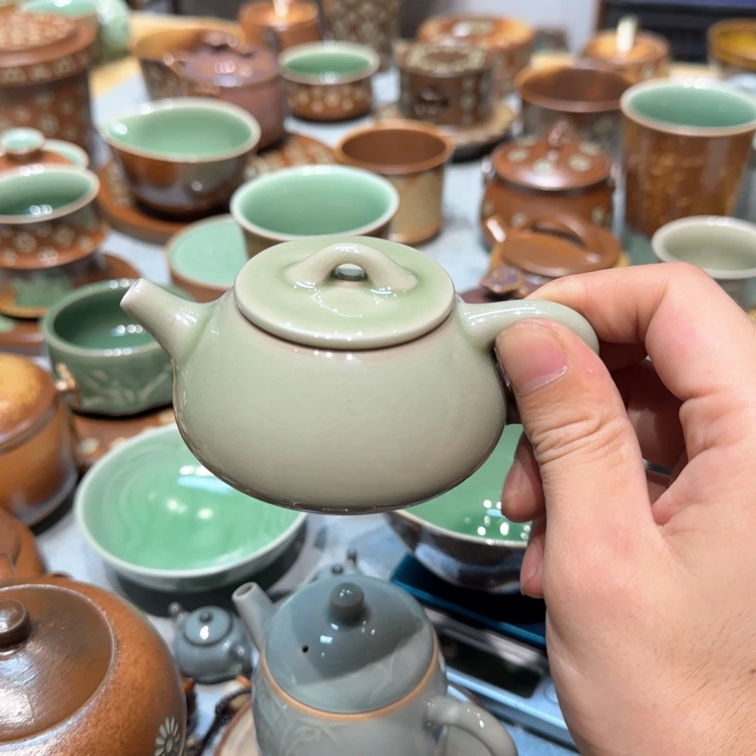 小金茶具青瓷茶器