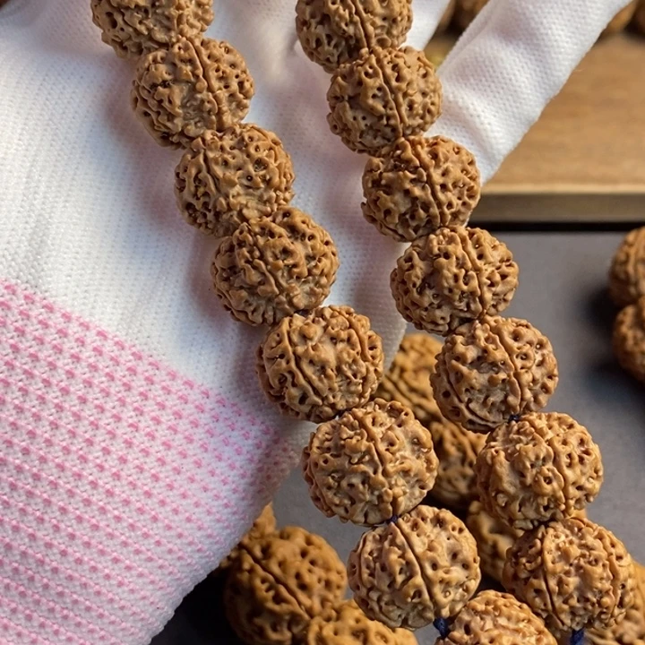 手串金刚菩提17mm蜂窝梅花，标配16颗送6备籽