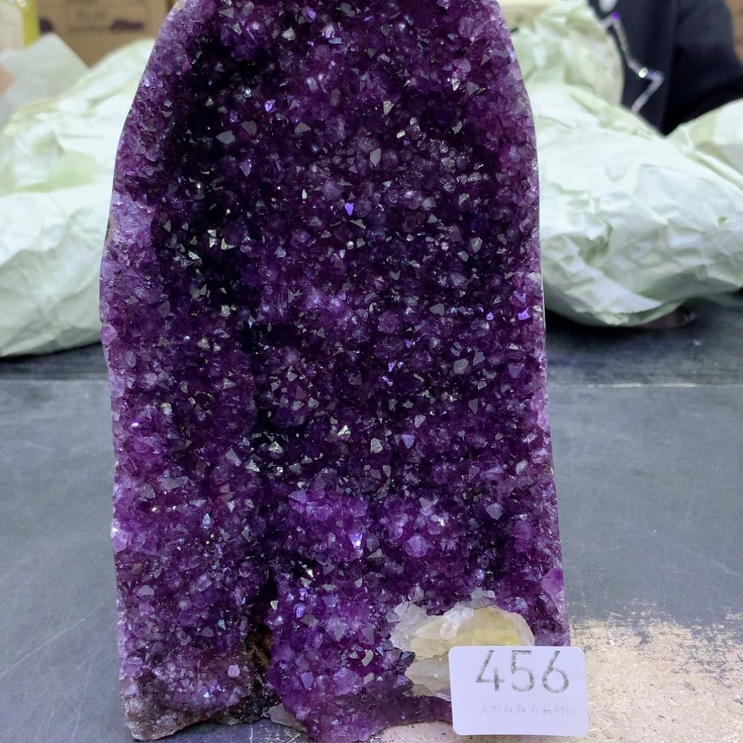 水晶摆件未镶嵌紫晶456