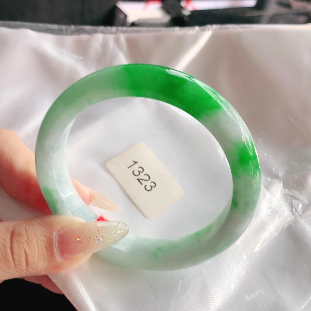 未镶嵌手镯翡翠59圈1323