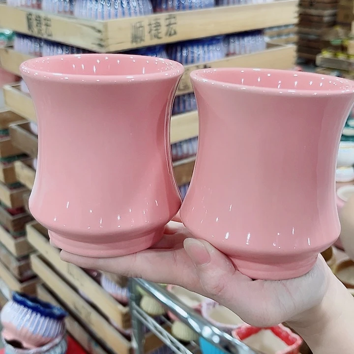 有孔.凑单10元陶瓷花盆发货！