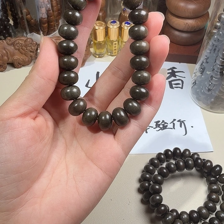 檀香木印度迈索尔老山檀香阴沉9/12算盘珠