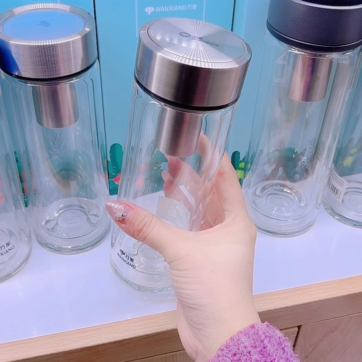 万象品牌双层玻璃杯V303-370