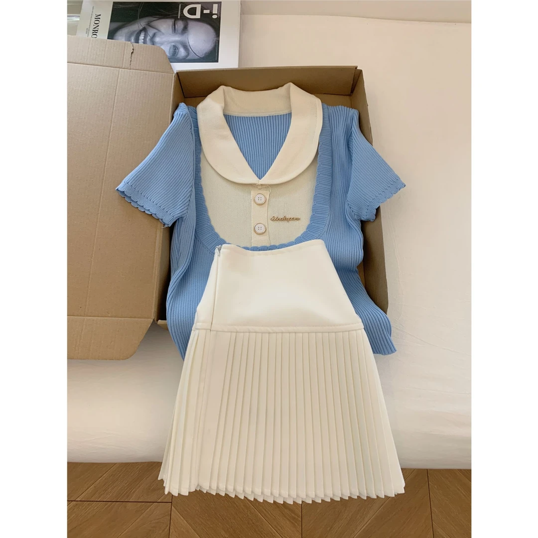 法式早春穿搭一整套女装学院风套装女2025新款爆款洋气轻奢高级感