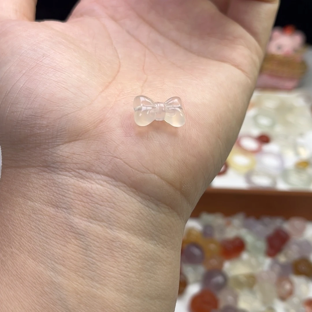 玛瑙/玉髓合金戒指蝴蝶结