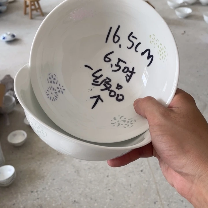 摆件景德镇高温细白瓷餐具