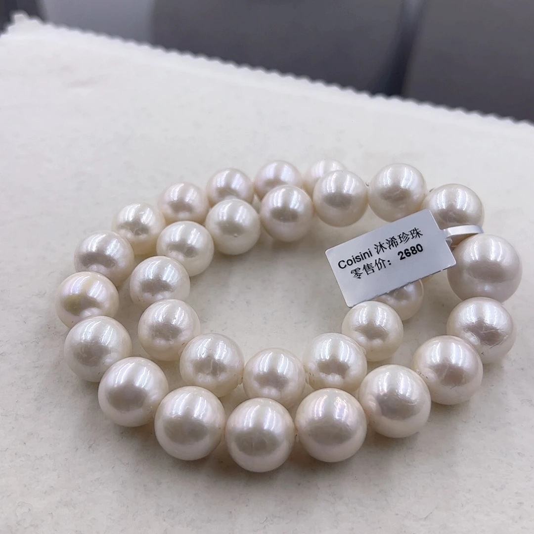 淡水珍珠颈饰银S925镶嵌