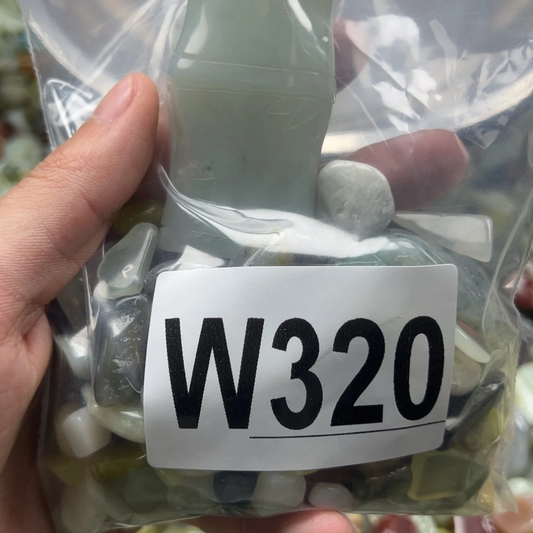 岫玉未镶嵌鱼缸石