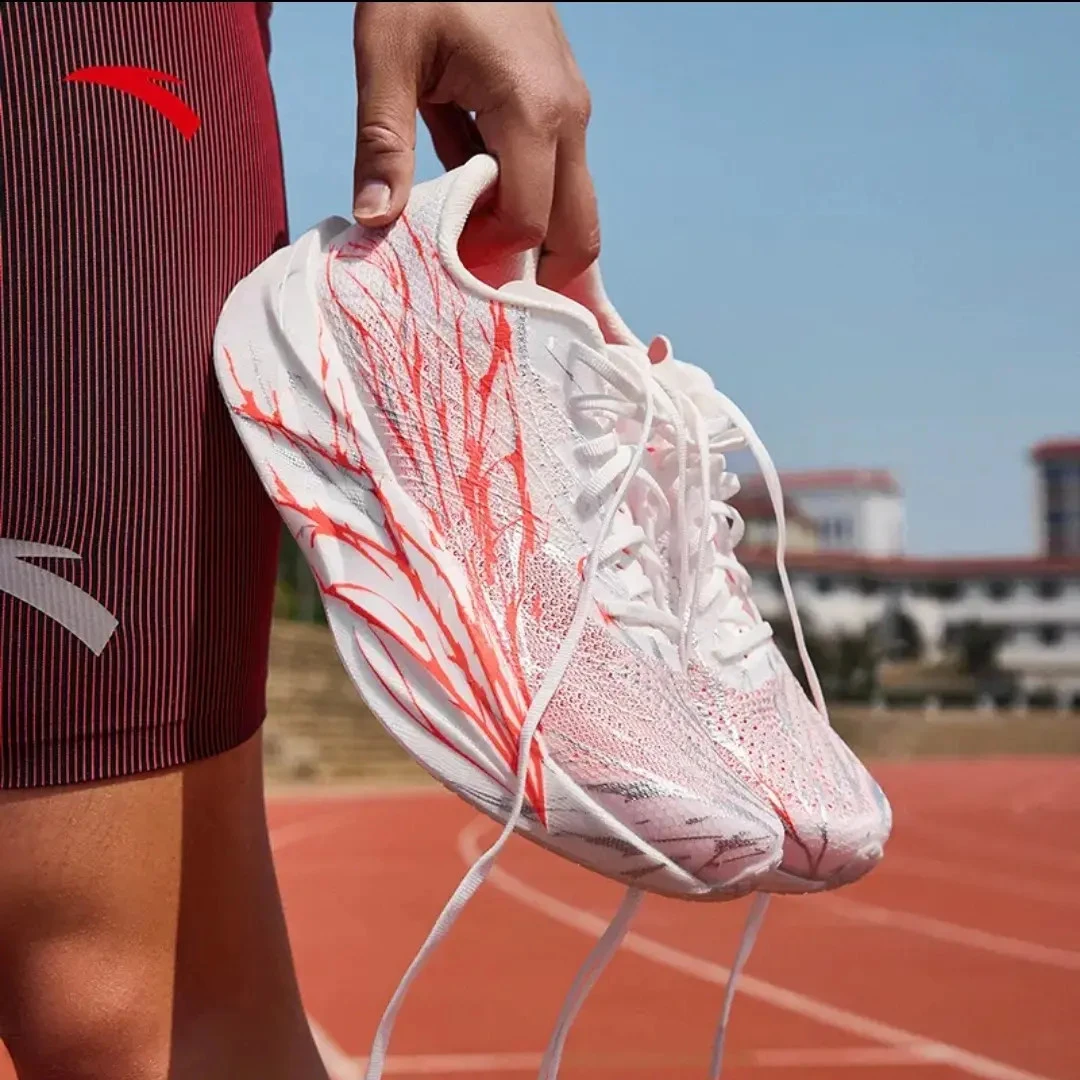 安踏C202 6代心跳男士专业马拉松碳板缓震竞速训练跑步鞋冬季跑鞋