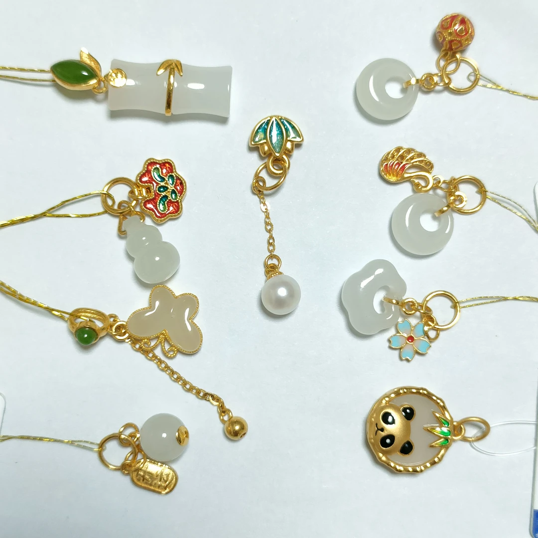 足金精制时尚小挂坠