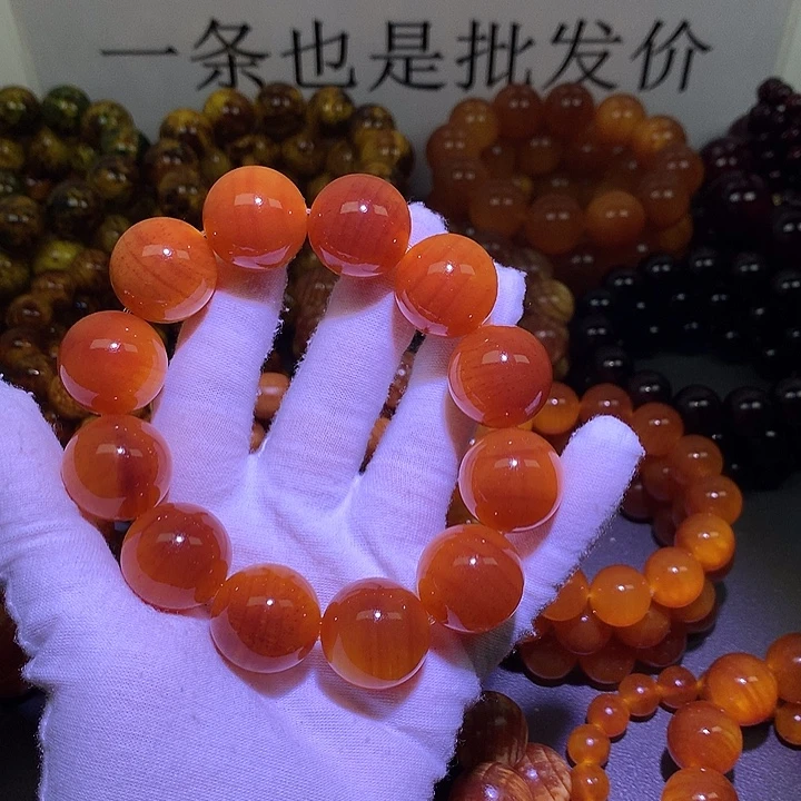 松木（琥珀木）手串/手链2.1 包浆高货