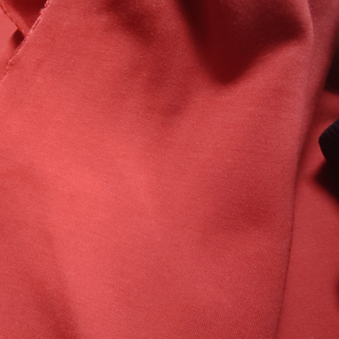 大红小慕单面澳绒布料