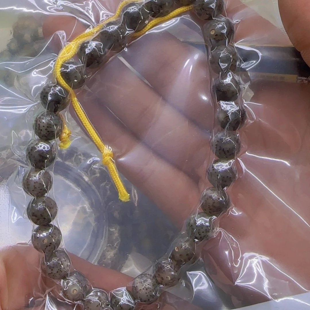 星月菩提手串108高端黑星月菩提9圆手持