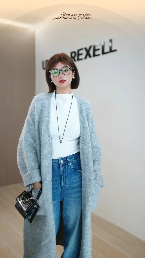 不褪色男友风针织扎染女毛针织衫时尚休闲女装慵懒风秋冬百搭毛衣