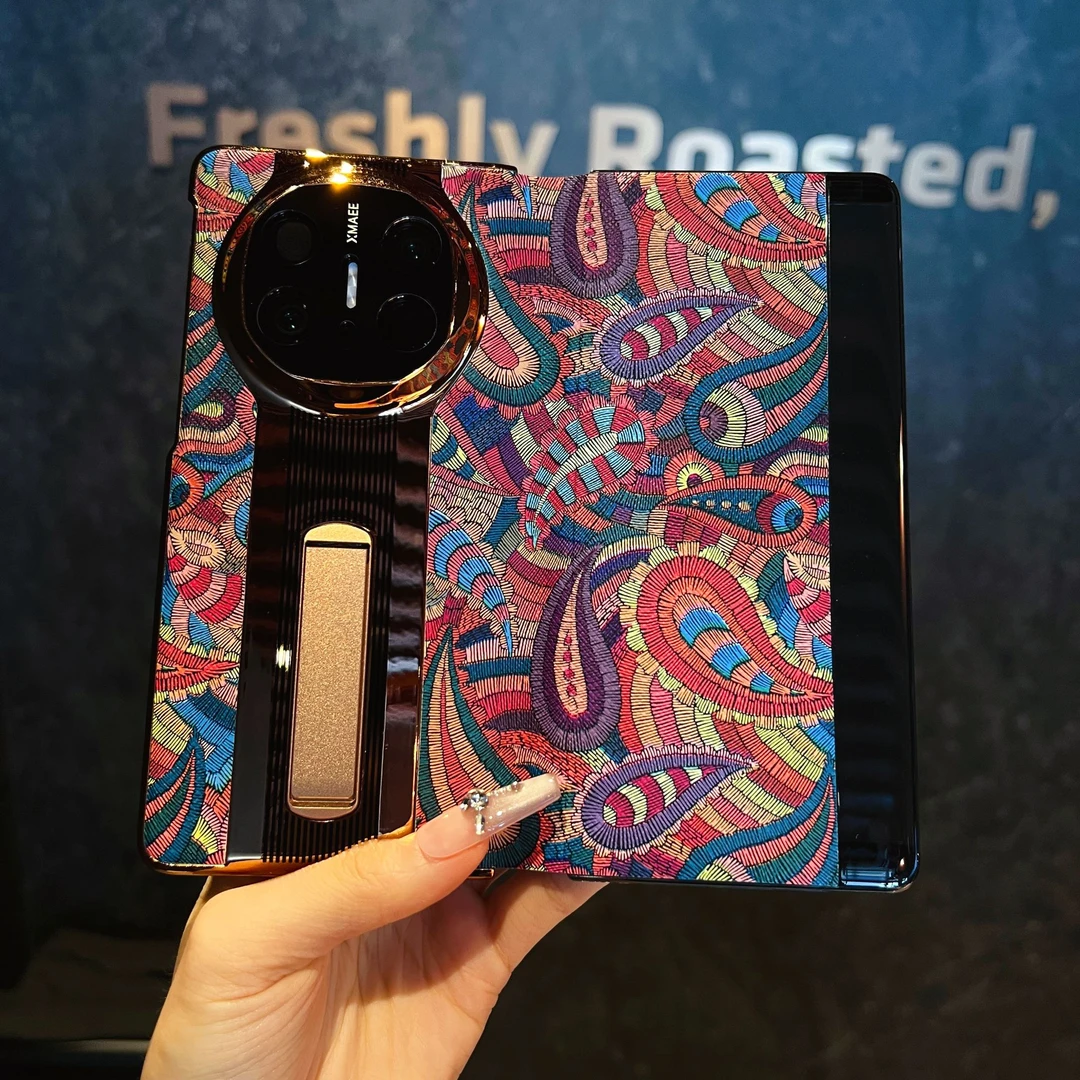 适用华为matex6手机壳新款智能视窗x5典藏版防摔全包x3保护套支架