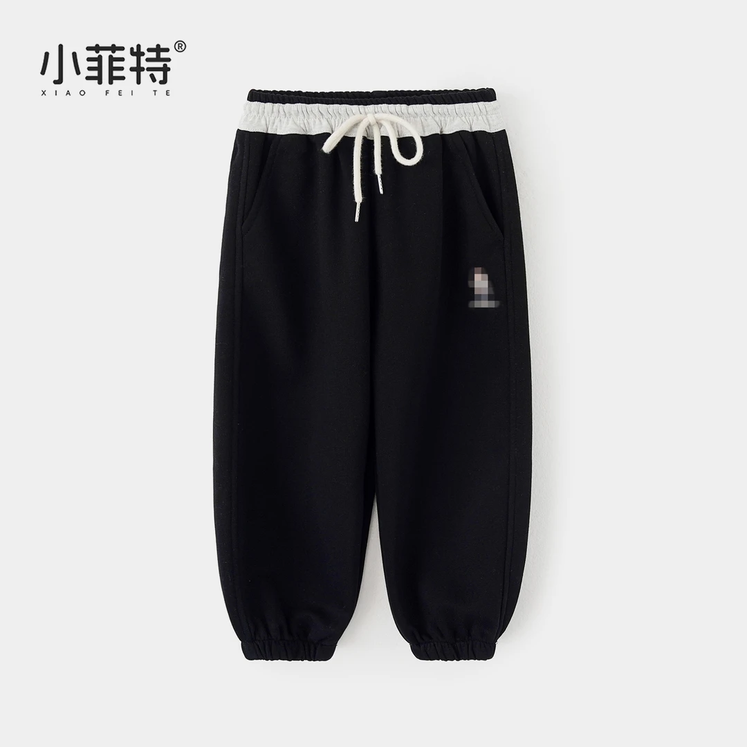 小菲特女童秋装新款卡通卫裤中大童休闲束脚裤儿童裤子JMKQ53427