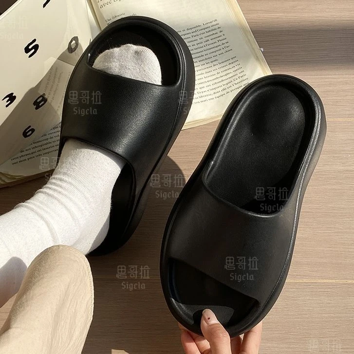 居家凉拖鞋女士夏季2024新款室内居家浴室防滑情侣厚底简约拖鞋男