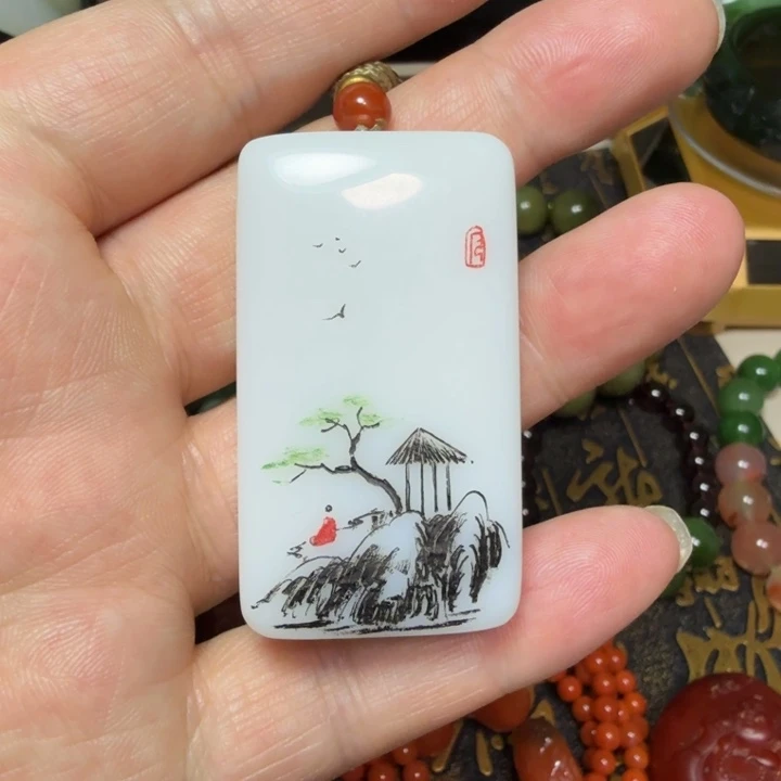 和田玉颈饰未镶嵌