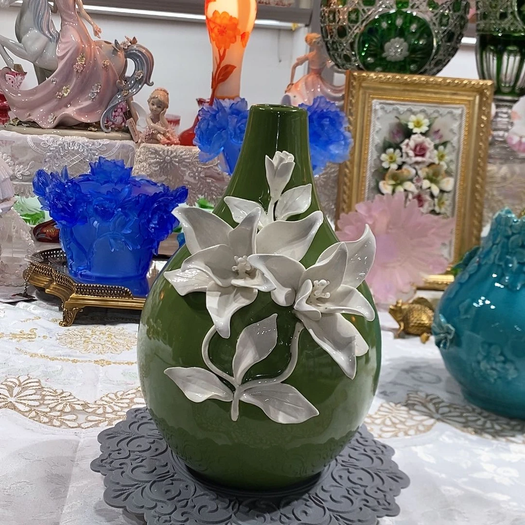 摆件福利出口高温瓷花瓶