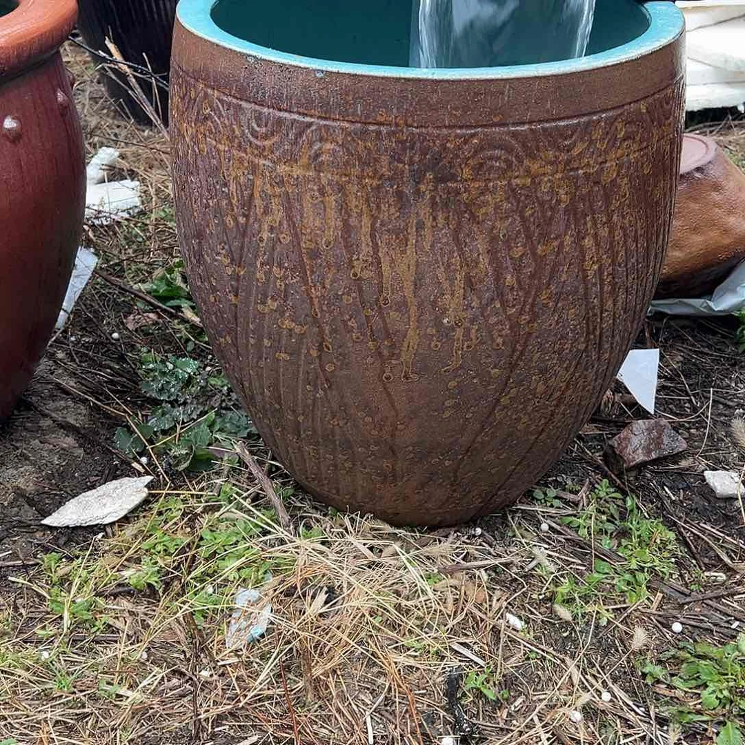 紫砂花盆45/40一个缸子