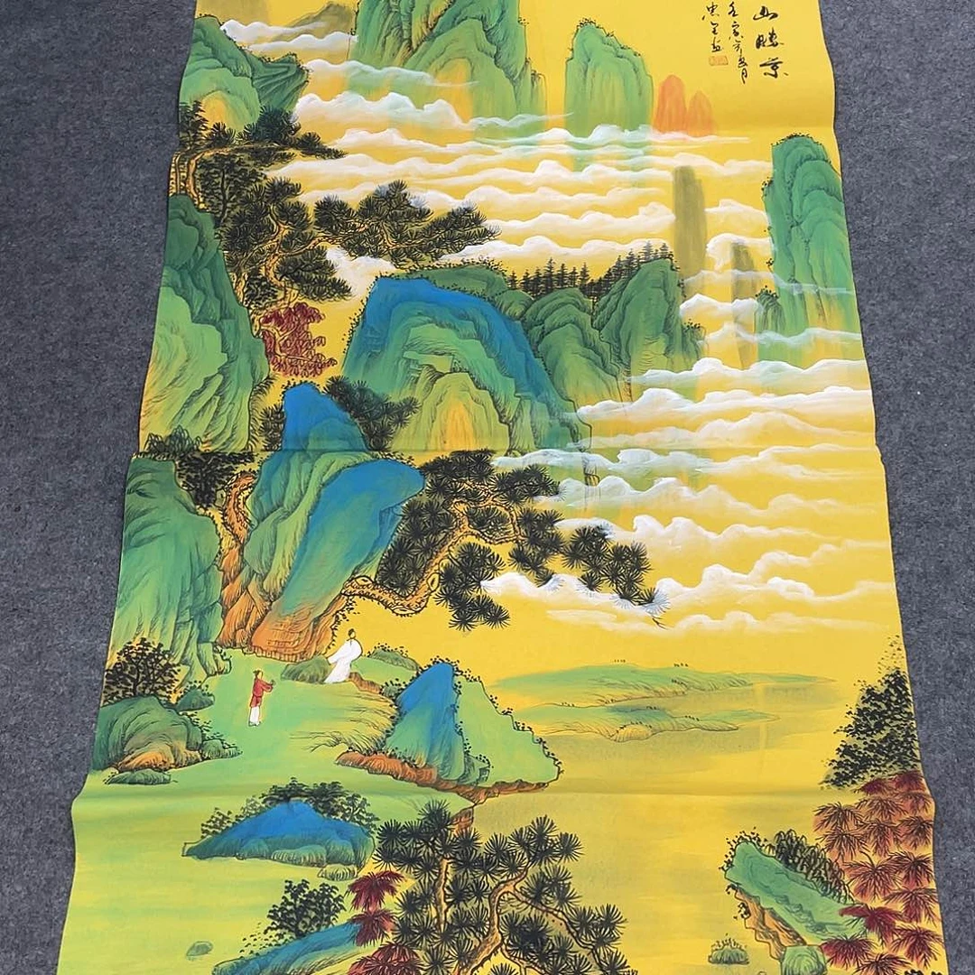 国画今天上午国画作品展示
