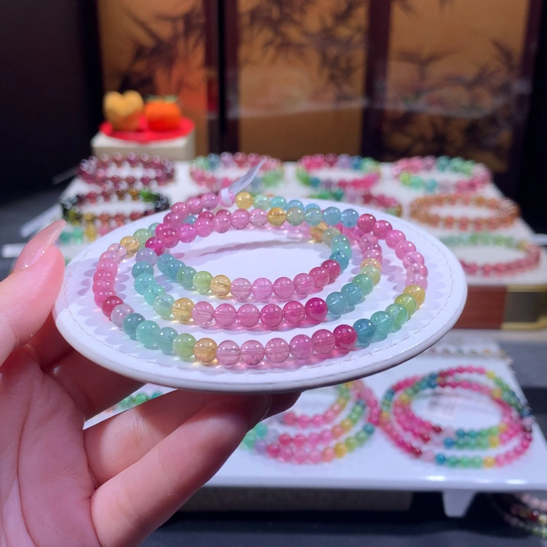 未镶嵌手链碧玺碧玺