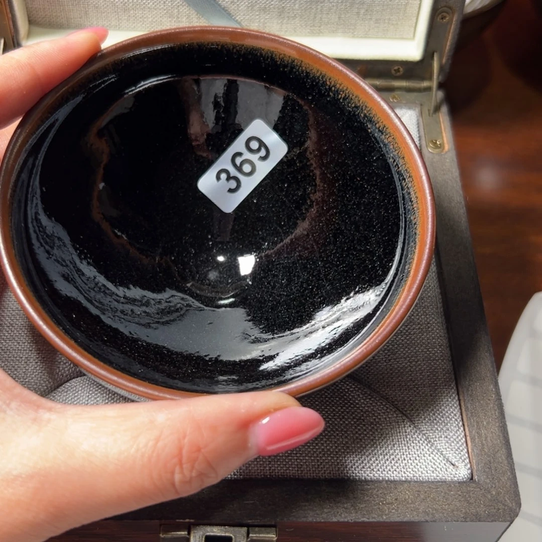 给***掌茶盏全手工原矿原釉建盏