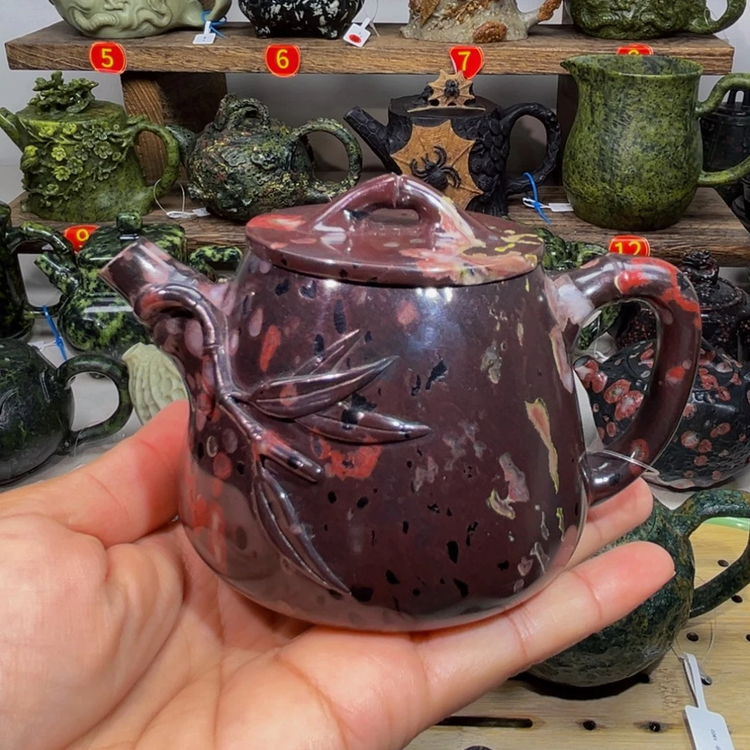 梅花石安山玉高石瓢190c